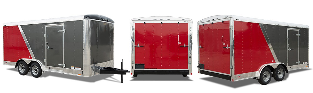 8x18 Enclosed Trailer, Tandem Axle Trailer, Indiana - Trailer Showroom